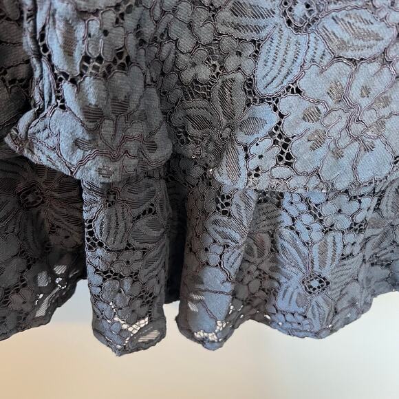 LOFT Blue Dress with Capped Sleeves Size 6P Petites - Picture 10 of 16